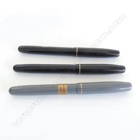3 x WATERMAN FOUNTAIN PENS:: #502 + 2 x #W2