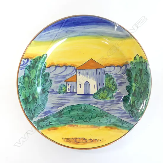 LARGE CORSO DE FIORI ITALY SERVING PLATE/CHARGER Dia.380mm hand painted