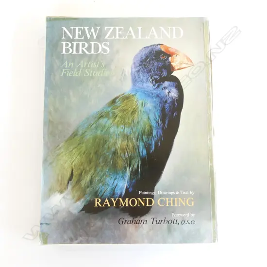 BOOK; RAYMOND CHING NZ BIRDS 1ST ED. PUBLISHERS MOCK UP