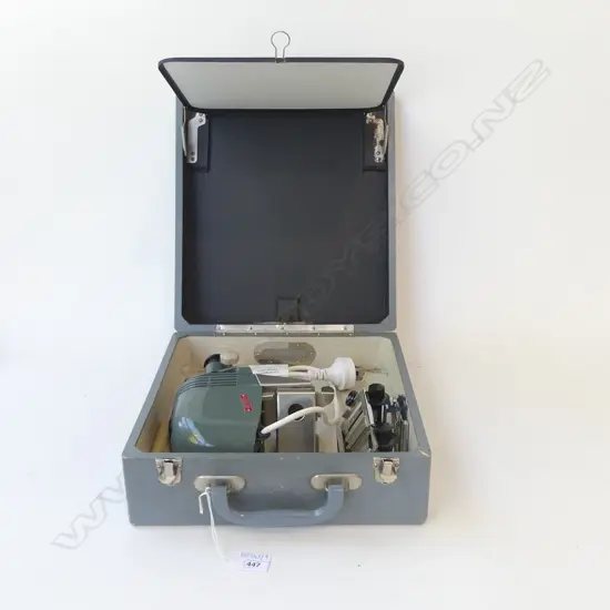 VINTAGE 'SAN ALCRON' SLIDE PROJECTOR, CASED