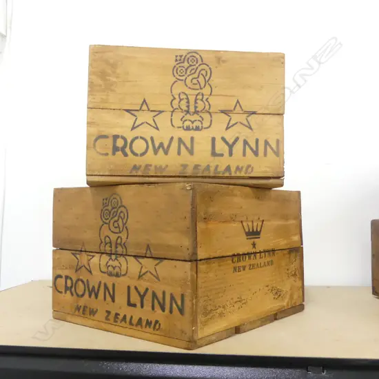 2 CROWN LYNN BOXES