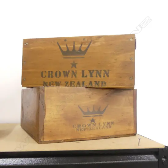 2 CROWN LYNN CRATES