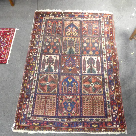 HAND KNOTTED WOOL PILE RUG