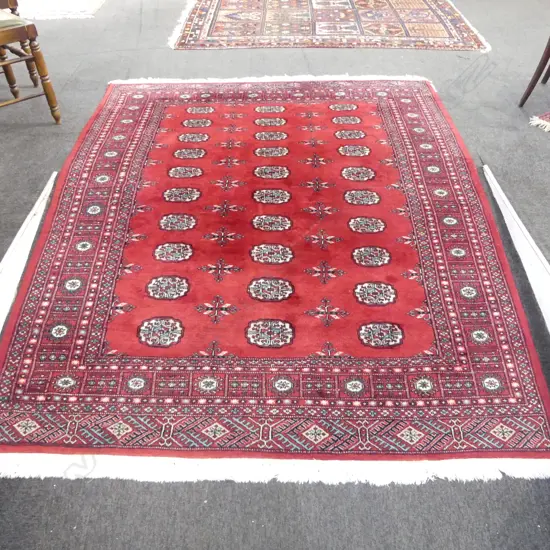LG HAND KNOTTED WOOL PILE BOKHARA - SAMARGHAND PAKISTAN 2170x1730mm