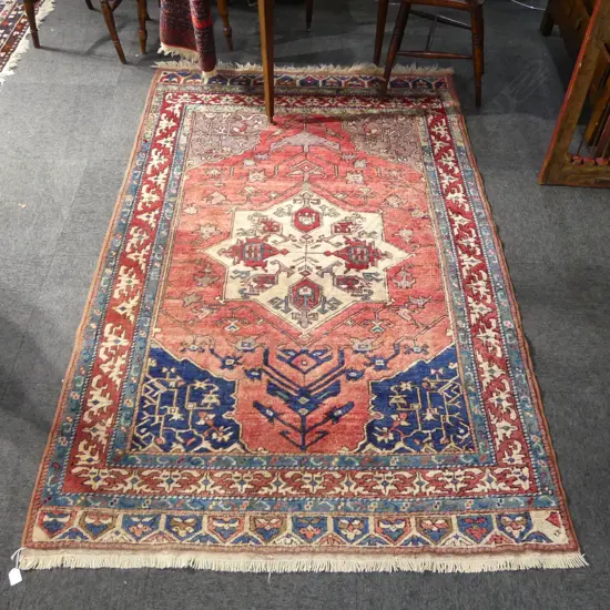 LG HAND KNOTTED WOOL PILE RUG