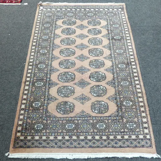 TURKISH HAND KNOTTED RUG W.940mm L.1540mm