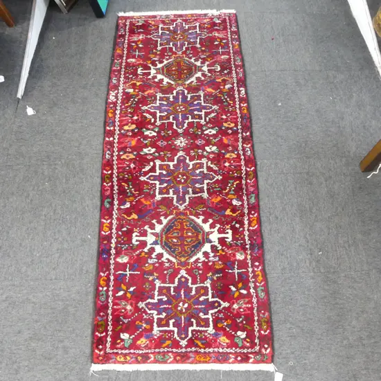 HAND KNOTTED PERSIAN HAMADAN RUNNER 1800x660mm
