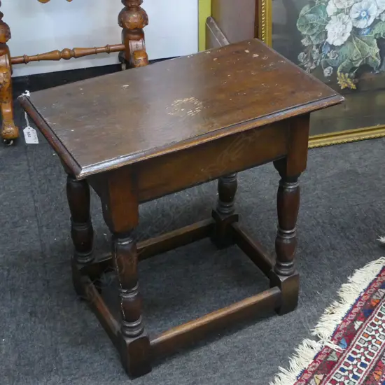 ANTIQUE STYLE STOOL 510x295x500mm