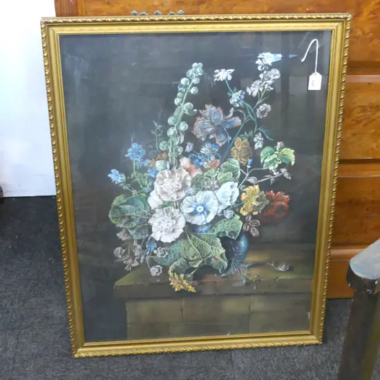 EARLY 20thC PASTEL CLASSICAL DUTCH STILL LIFE