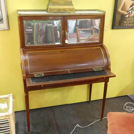 19thC BONHEUR DU JOUR BUREAU 950x460x1300mm