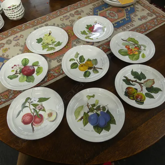 8 PORTMEIRION POMONA DINNER PLATES 270mm dia