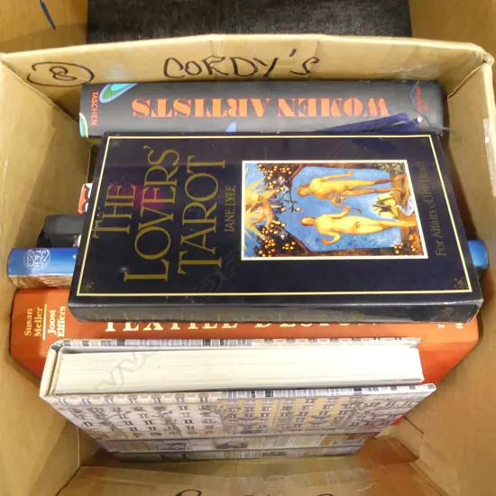 ASST. BOOKS; ART, TEXTILES INTEREST