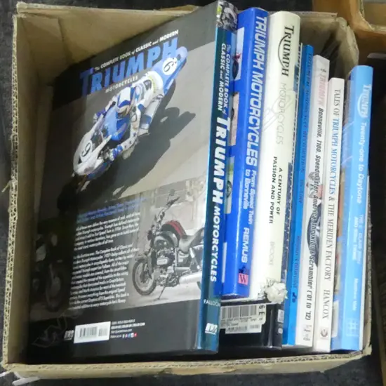 BOOKS; TRIUMPH MOTORCYCLES