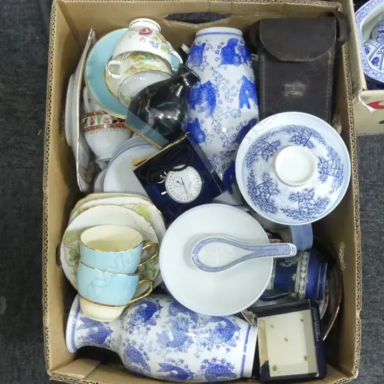 ASST. CHINA; TEA SETS ETC