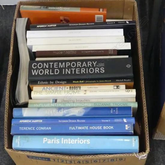 ASST. BOOKS; INTERIOR DESIGN INTEREST