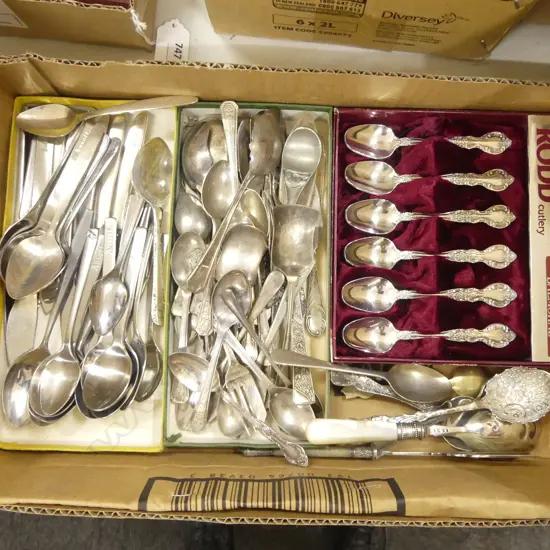 ASST. CUTLERY; AIRLINE TEASPOONS ETC