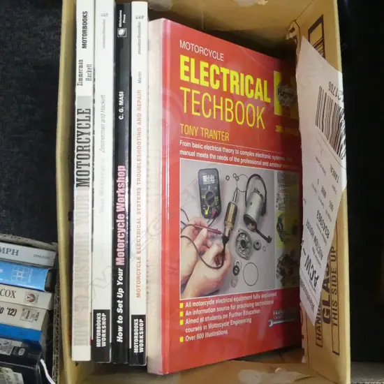 BOOKS; MOTORCYCLE REPAIR MANUALS