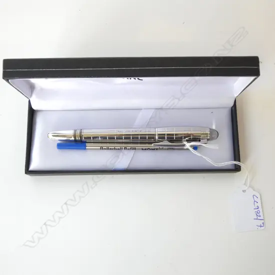 MONT BLANC ROLLER PEN, CASED