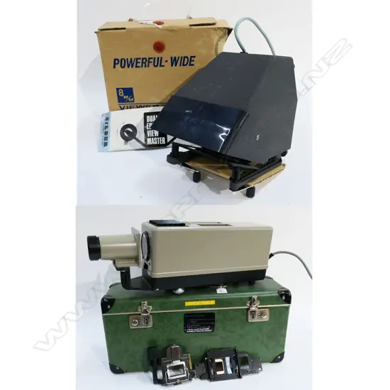 CASED PROJECTOR + DUAL-8 EDITOR VIEW MASTER