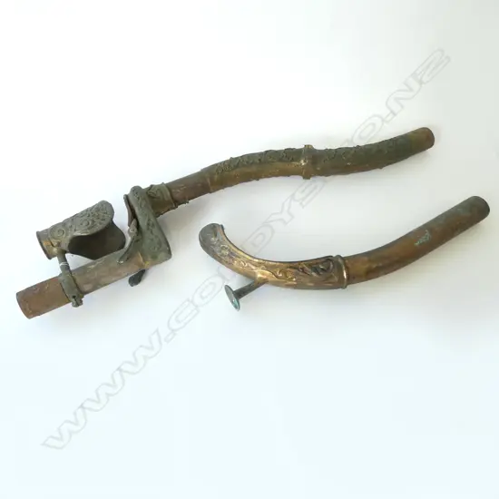 VINTAGE DOCUMENT CHUTE  ATTRIBUTED TO THE SMITH & CAUGHEY BUILDING