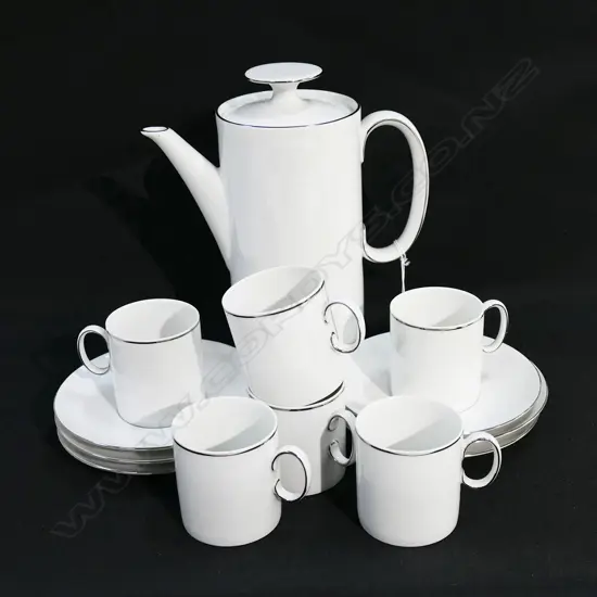THOMAS GERMANY COFFEE SET; POT + 6 C/S