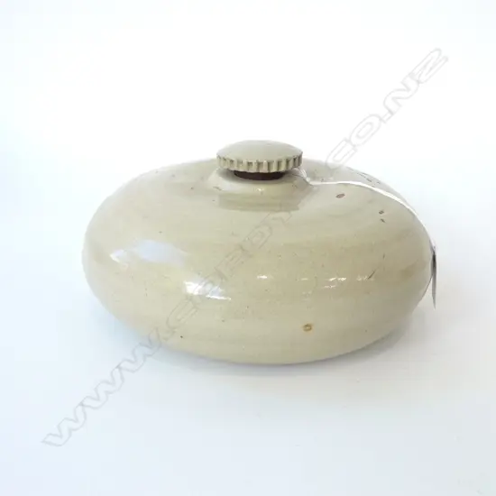 VINTAGE CERAMIC BED WARMER 210mm dia
