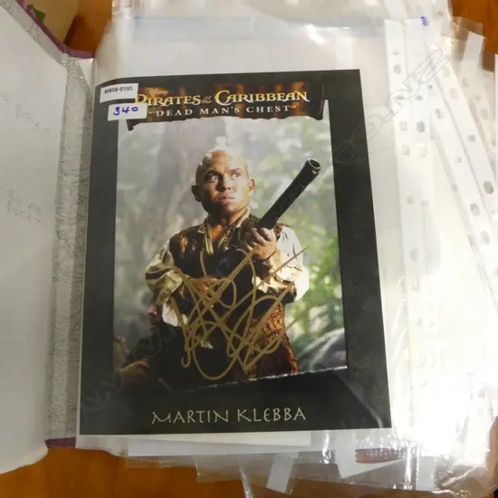 ALBUM OF SIGNED ACTOR PHOTOGRAPHS & LETTERS; DOCTOR WHO / SCI FI / ARMAGEDDON INTEREST