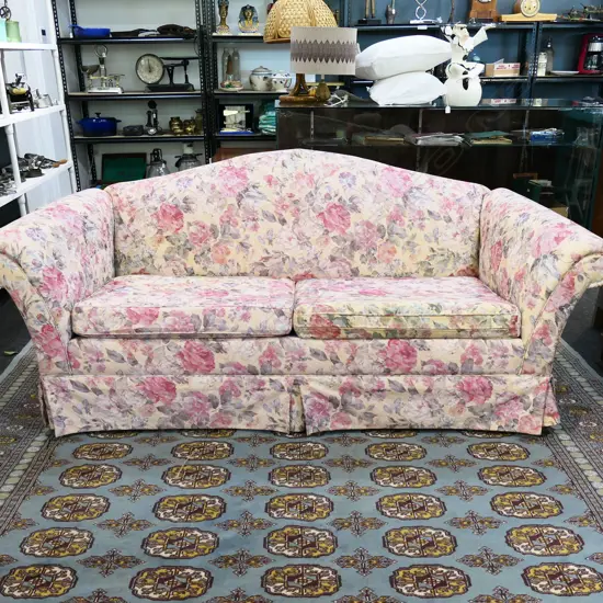 DANSKE MOBLER FLORAL SOFA 2100x870x870mm