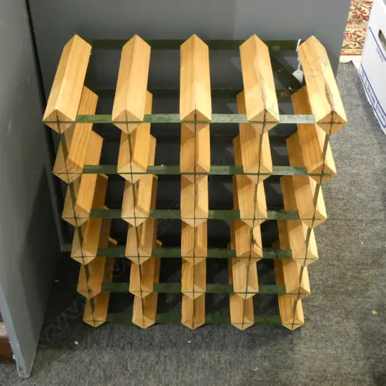 INDUSTRIAL STYLE 5x4 WINE RACK 415x205x505mm