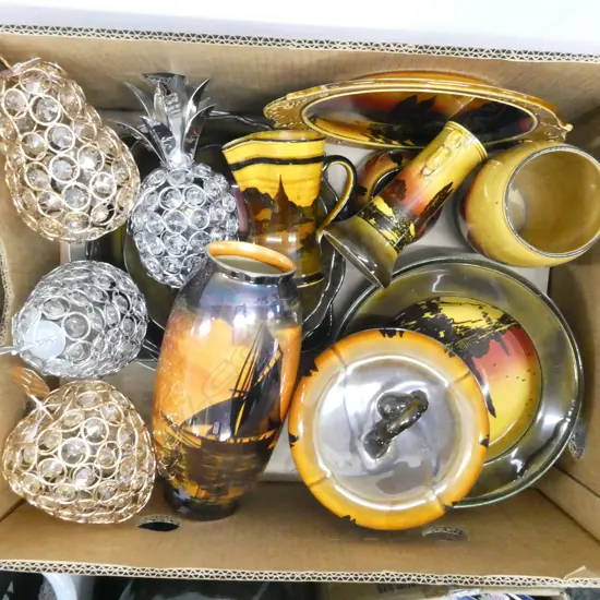 ASST. ROYAL DOULTON / PHOENIX WARE + 4 FRUIT