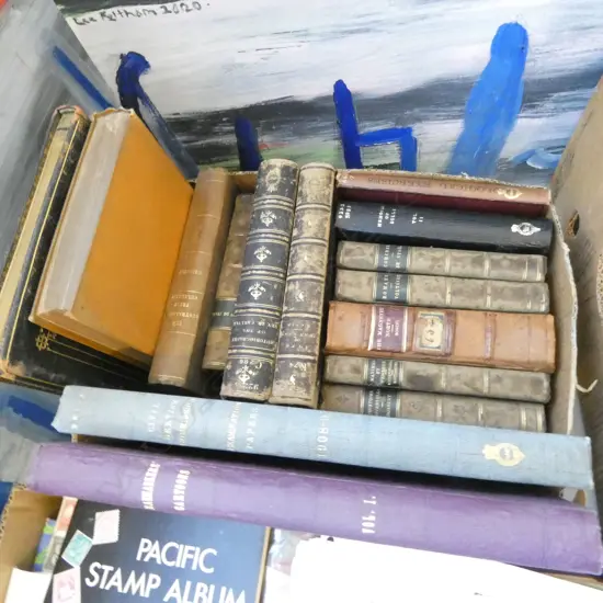 ASST ANTIQUE BOOKS; STATUTES OF CANADA, VOLTAIRE, ETC