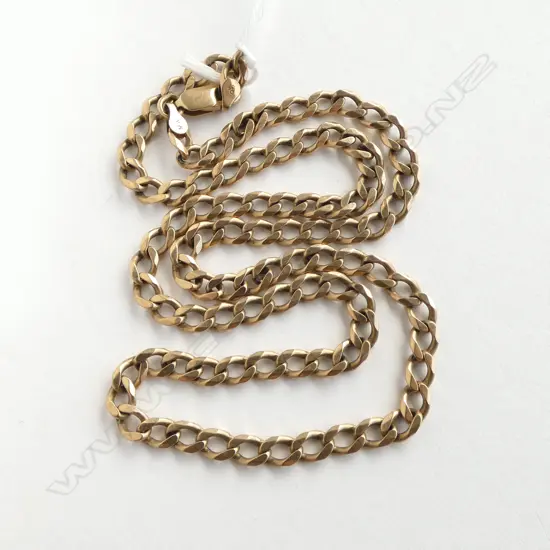 9CT GOLD CHAIN NECKLACE 28gm
