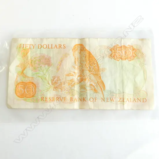 $VINTAGE $50 BANK NOTE Hardie XBF 974232 some faults small tear etc