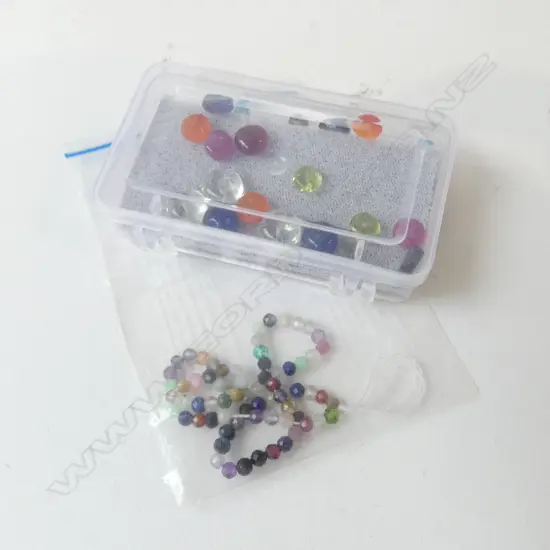 ASST. SEMI PRECIOUS BEADS various sizes