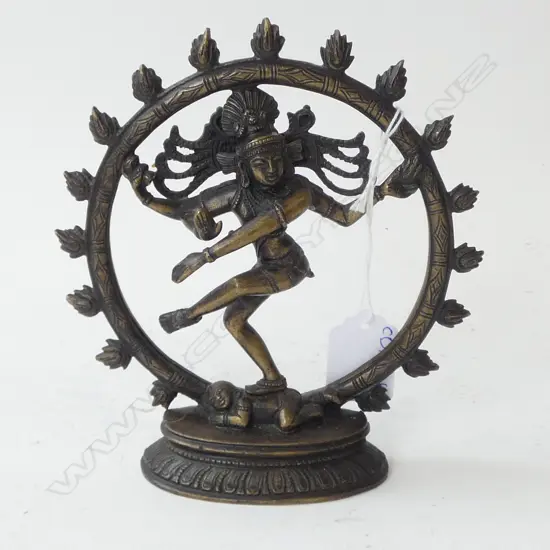 CAST METAL HINDU DEITY H.155mm