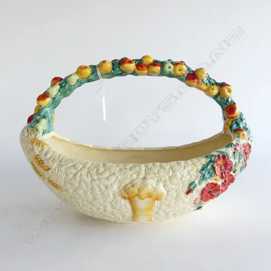 C/CLIFF CELTIC HARVEST PAT BASKET VASE H220MM