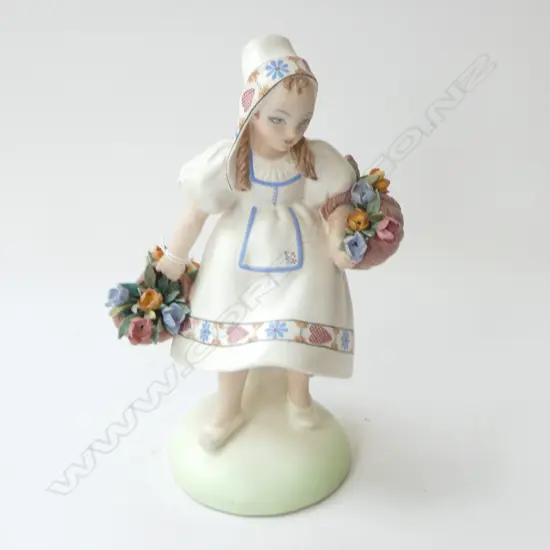 ITALIAN FIGURE OF A GIRL by GUIDO CACCIAPUOTI H.250mm