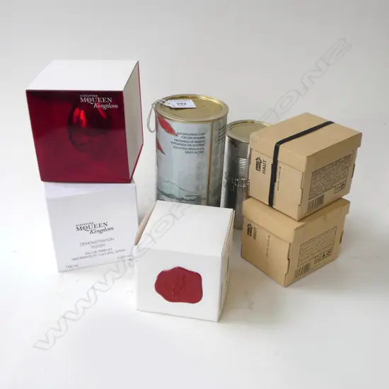 7 DESIGNER PERFUMES; 3 ALEXANDER McQUEEN, 4 JEAN PAUL GAULTIER