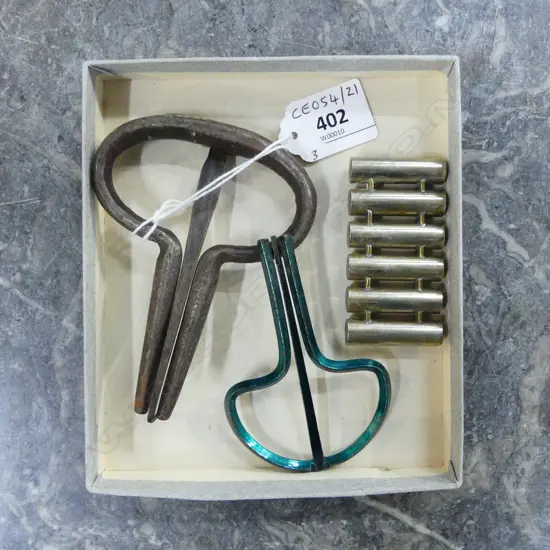 TWO JEW’S HARP & MUSIC TUNER ONE MADE IN AUSTRIA, L.70MM-110MM