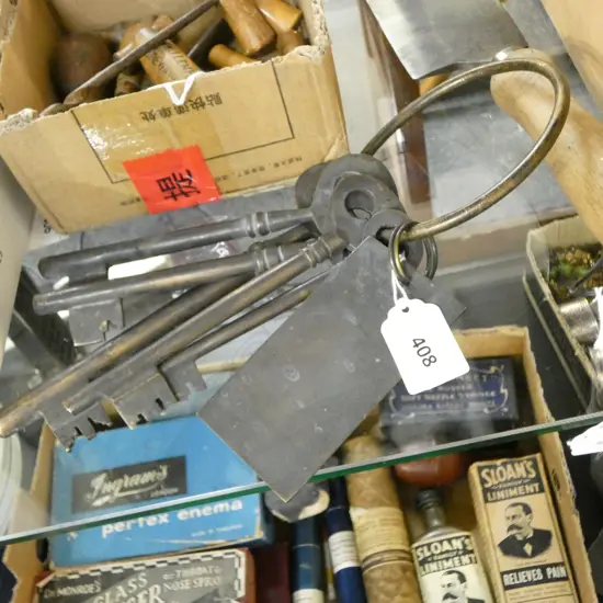 ALCATRAZ BRASS SOUVENIR KEYS