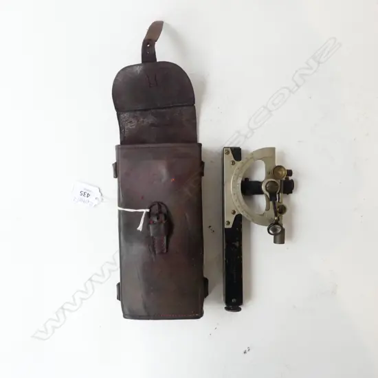 LEATHER CASED RANGE FINDER BY COOKE, TROUGHTON & SIMMS LTD