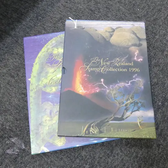 2 NZ STAMP YEAR BOOKS; 1995, 1996