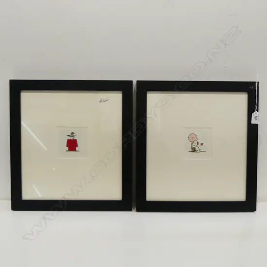 2 PARK WEST SNOOPY ETCHINGS 90x90mm