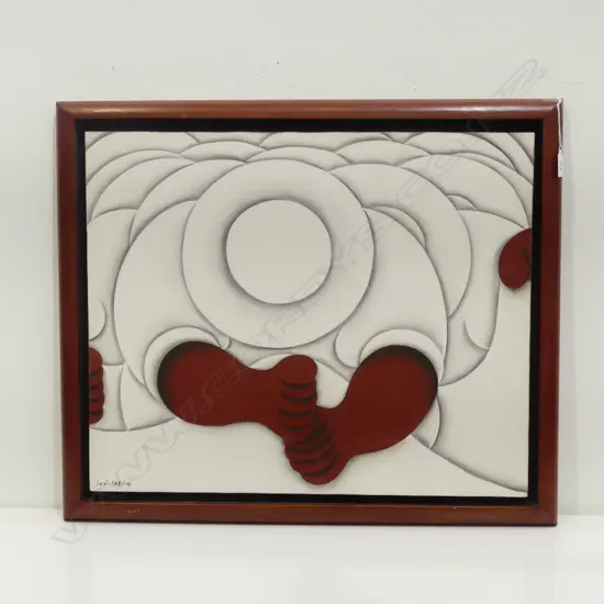 JOSE SABOIA (BRAZIL b.1949) ABSTRACT, ACRYLIC ON CANVAS 500x610mm