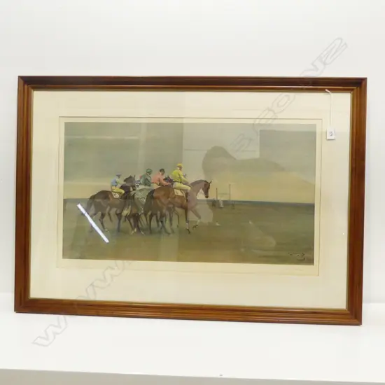 ALFRED MUNNINGS, OCTOBER MEETINGS, PRINT, 470x750mm