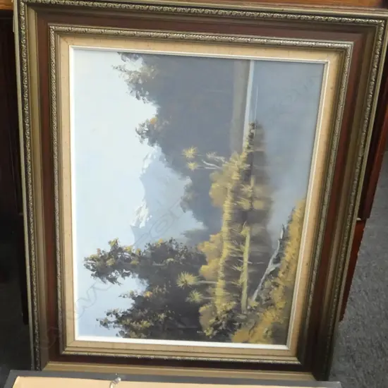 WAYNE SINCLAIR, BUSH LANDSCAPE, OIL ON BOARD 445x600mm