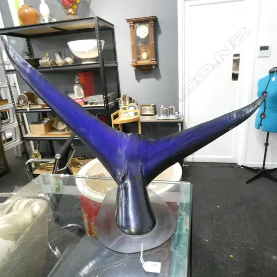 PLASTER BLUE MARLIN TAIL DISPLAY W850MM