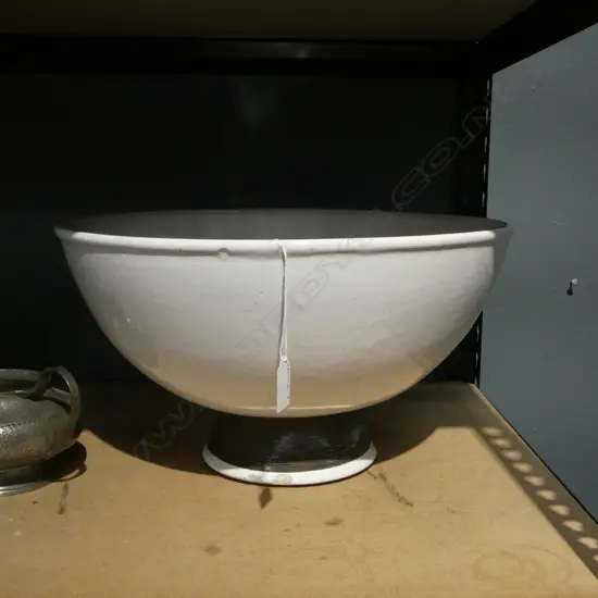 POTTERY FRUIT BOWL H220 X DIA400MM