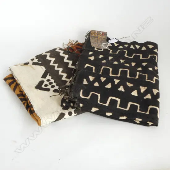'MUD' MALI AFRICAN FABRIC PIECES labelled
