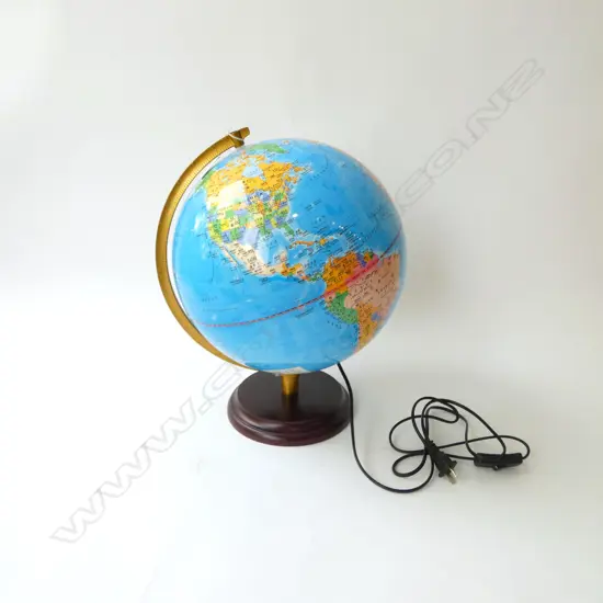 GLOBE LAMP IN CHINESE & ENGLISH
